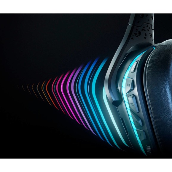 Logitech -  G935 Wireless 7.1 Surround Sound Over-the-Ear Gaming Headset - Picture 6 of 12